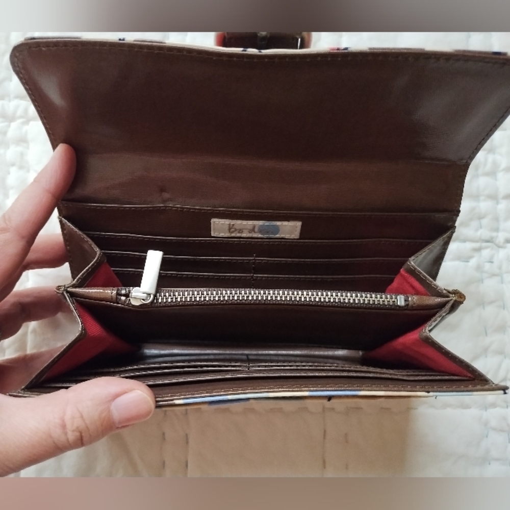 Boden Multicolor Leaf Pattern Wallet - image 3